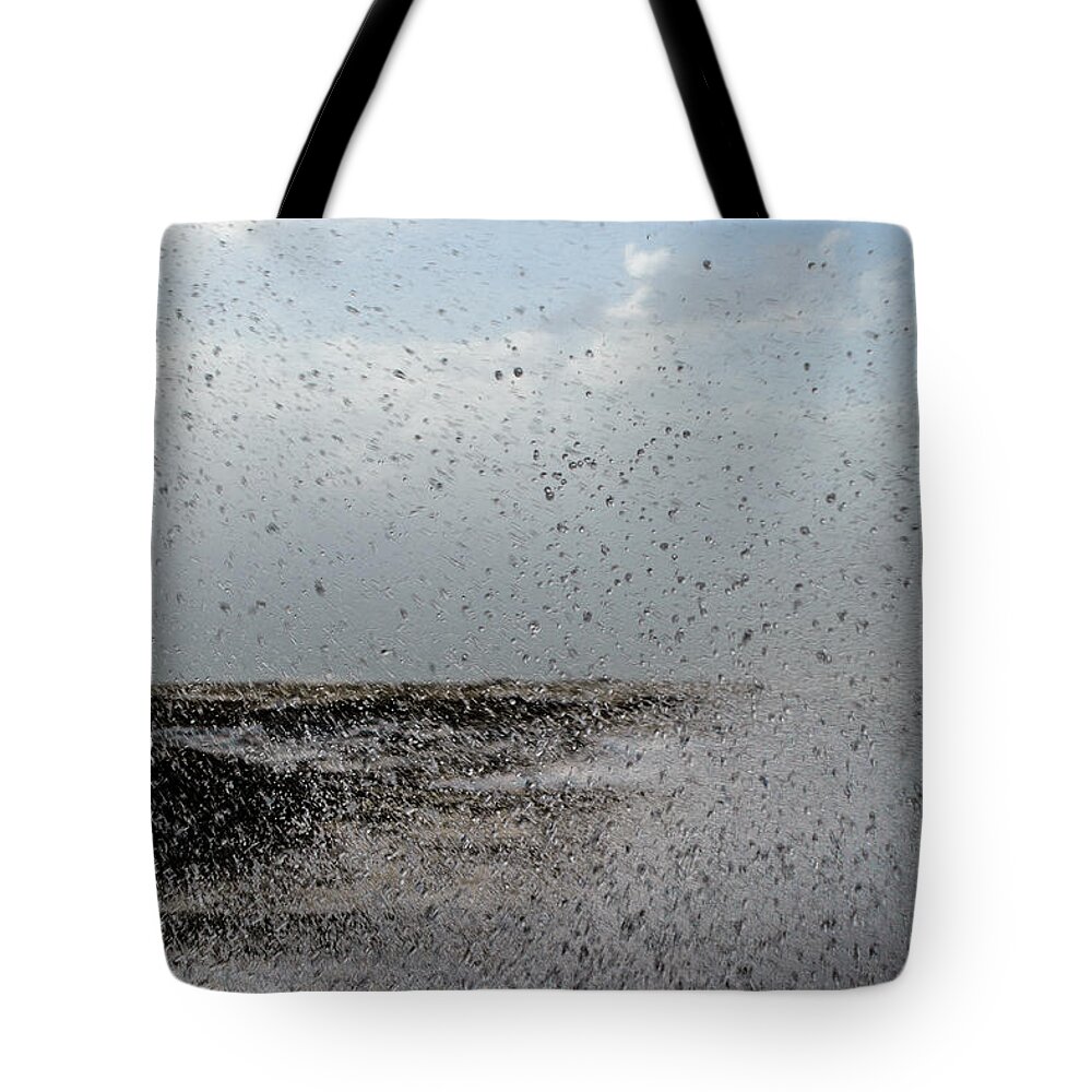Seascape Coastal Storm Tote Bag featuring the photograph Taste of the Sea by Michael Goyberg