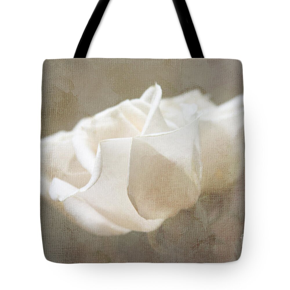 Rose Tote Bag featuring the digital art Taupe Dreams by Jayne Carney