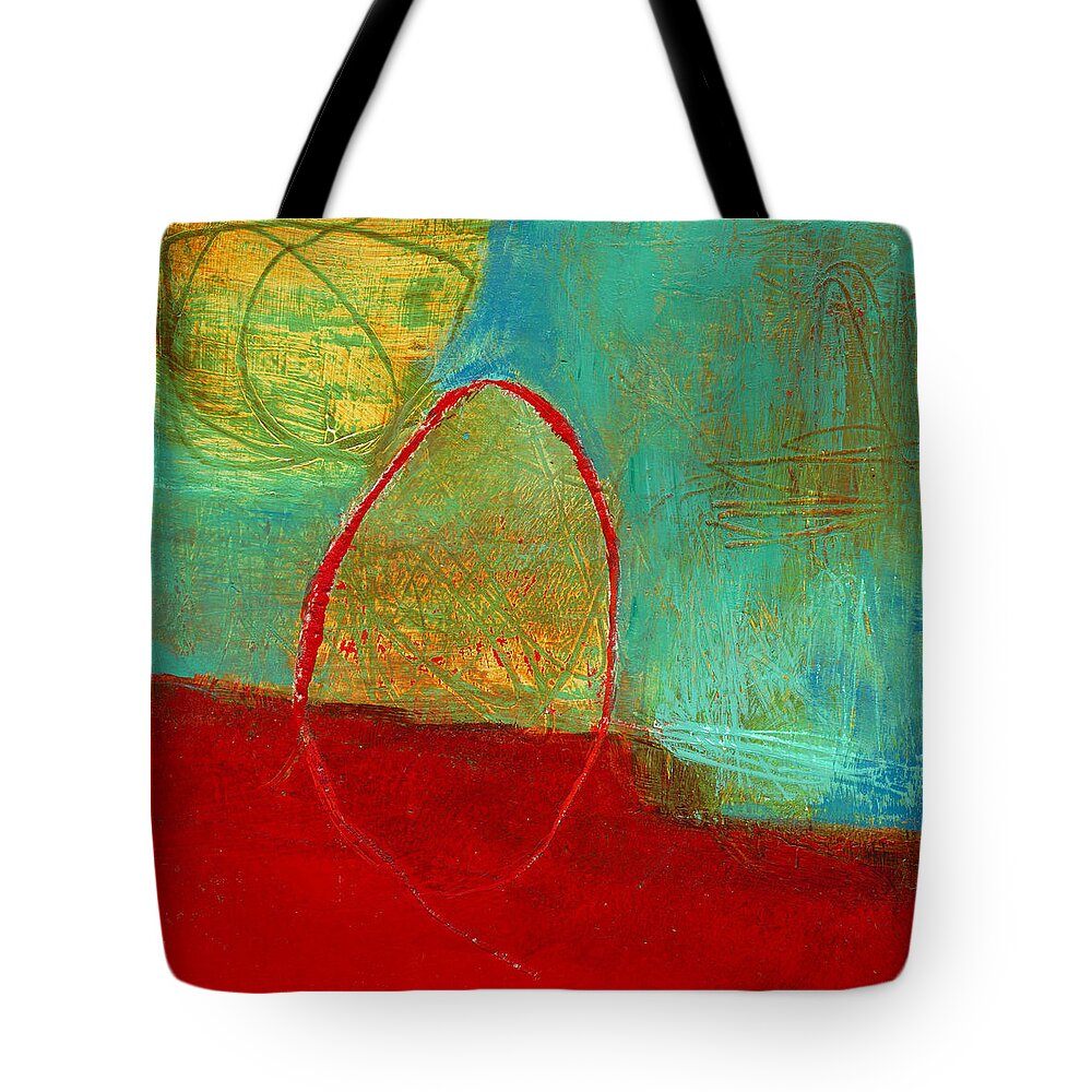 4x4 Tote Bag featuring the painting Teeny Tiny Art 115 by Jane Davies
