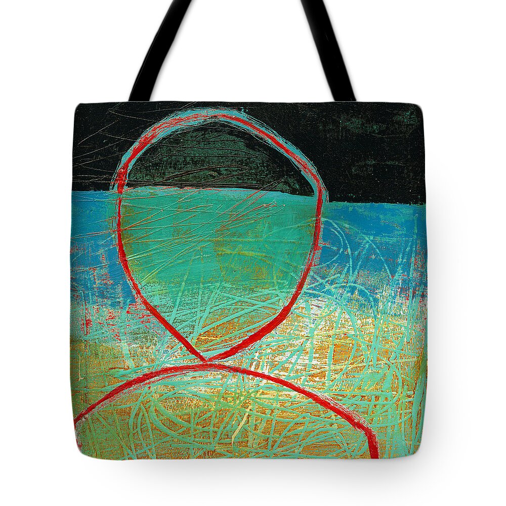 4x4 Tote Bag featuring the painting Teeny Tiny Art 116 by Jane Davies