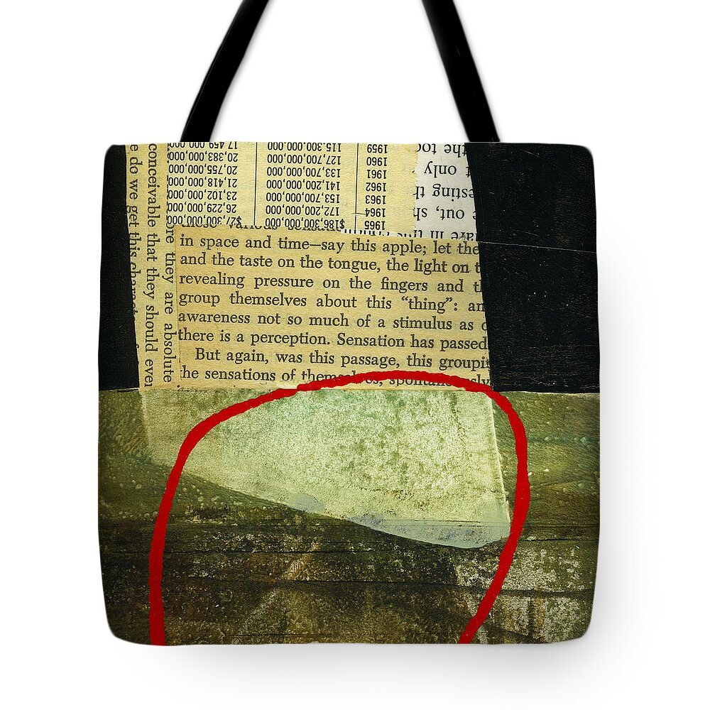 4x4 Tote Bag featuring the painting Teeny Tiny Art 125 by Jane Davies