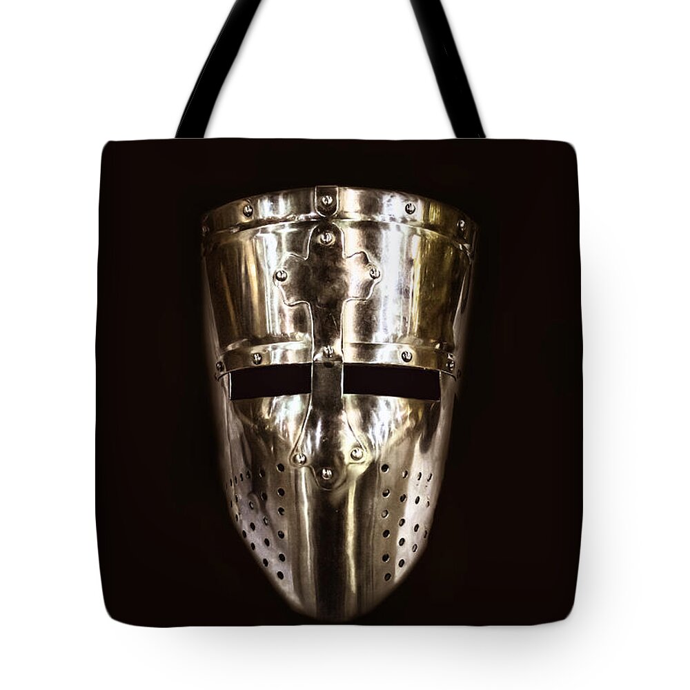 Helmet Tote Bag featuring the photograph Templar by Margie Hurwich