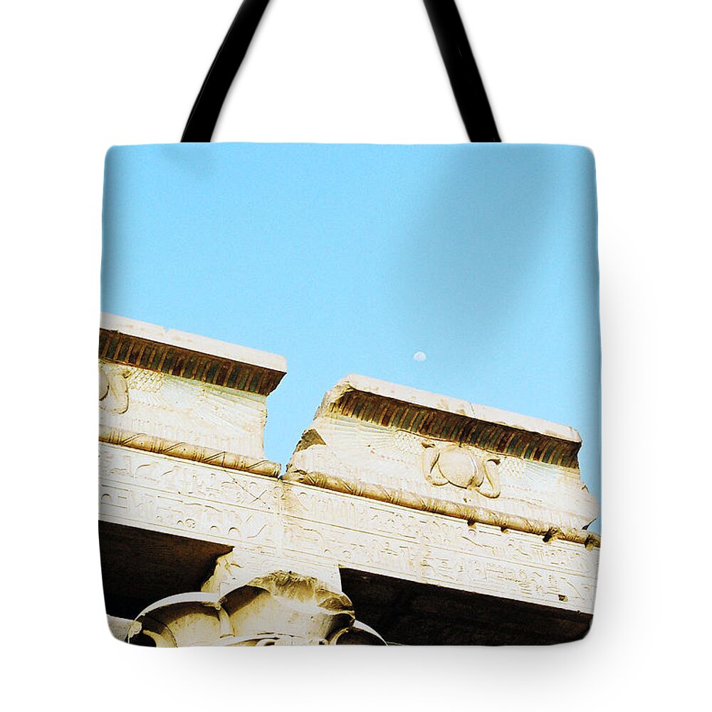 Temple Tote Bag featuring the photograph Temple at Luxor by Cassandra Buckley
