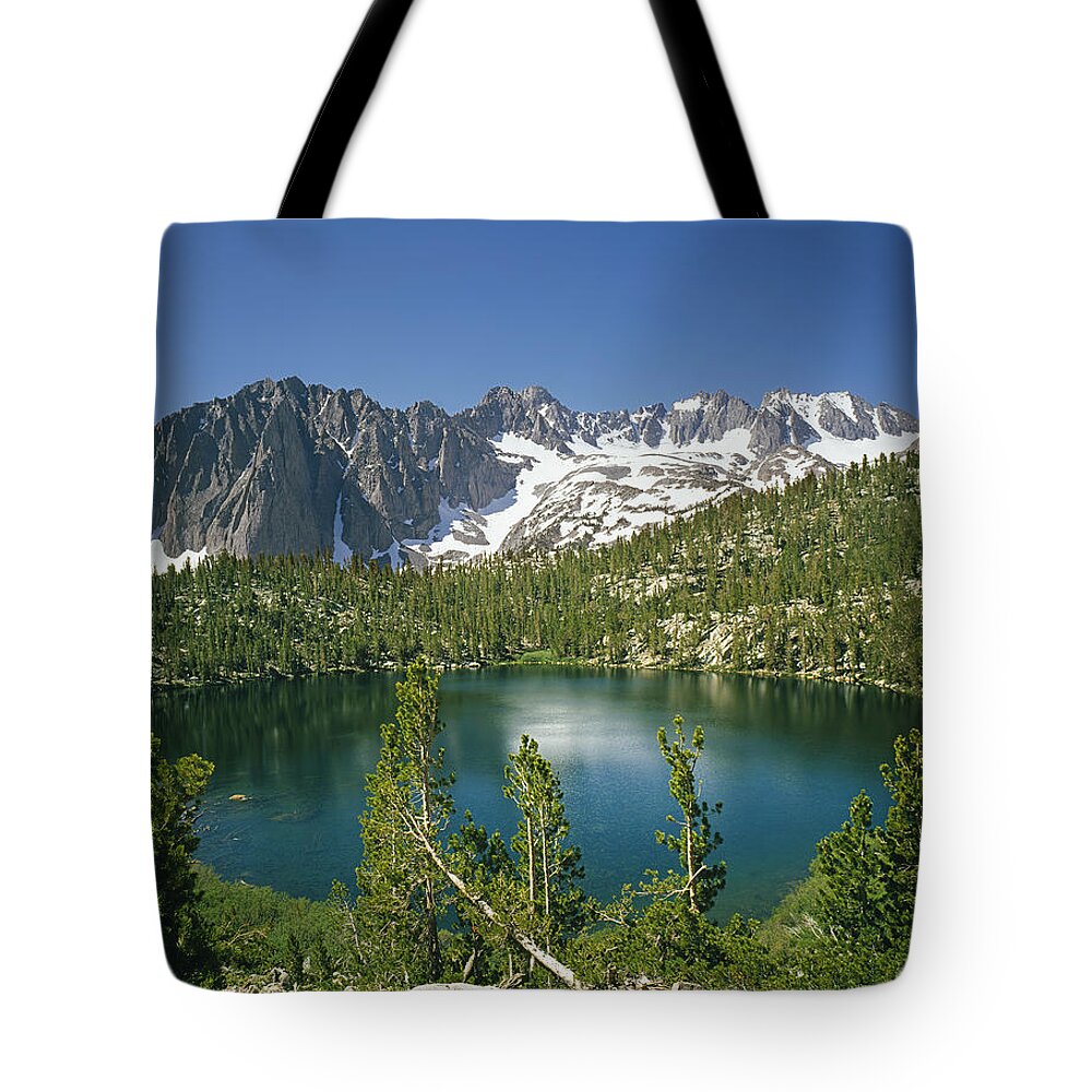 Temple Crag Tote Bag featuring the photograph 2M6441-Temple Crag and Black Lake by Ed Cooper Photography