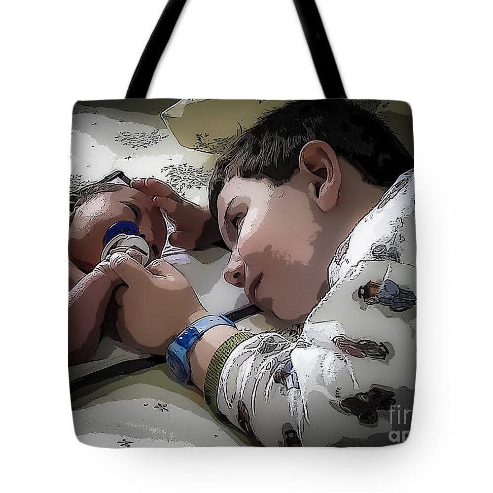 People Tote Bag featuring the photograph Tender Moments by Bianca Nadeau