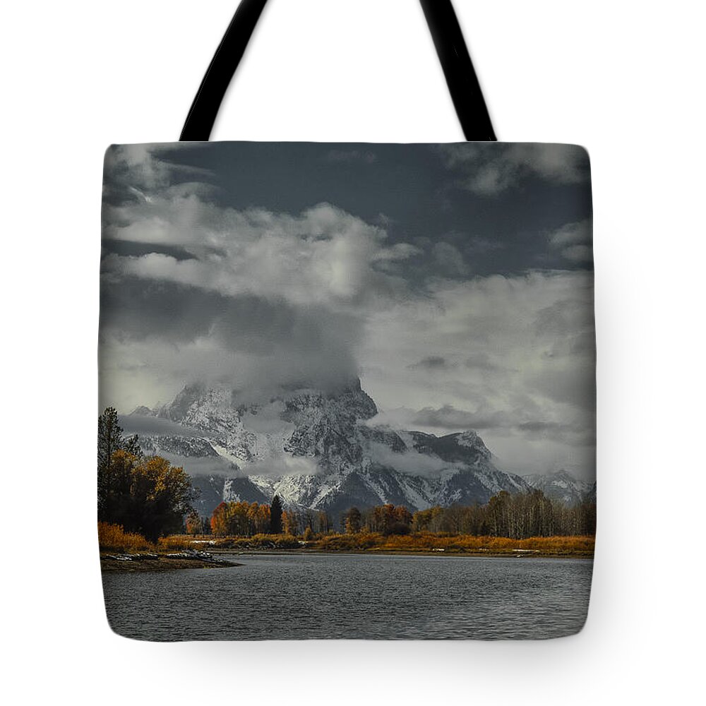 Lake Tote Bag featuring the photograph Teton by Erika Fawcett