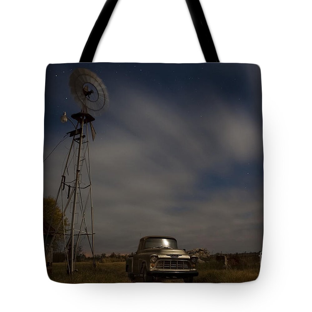 Americana Tote Bag featuring the photograph Texas Farm II by Keith Kapple