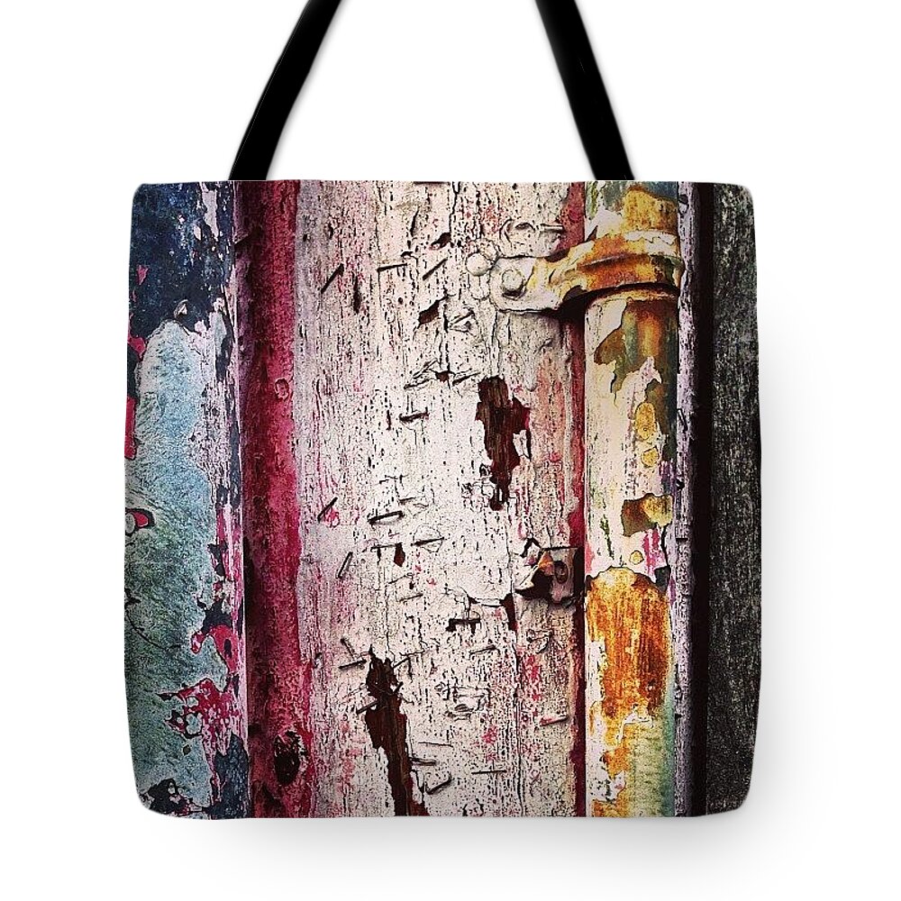 Beautyindecay Tote Bag featuring the photograph Texture Detail by Julie Gebhardt