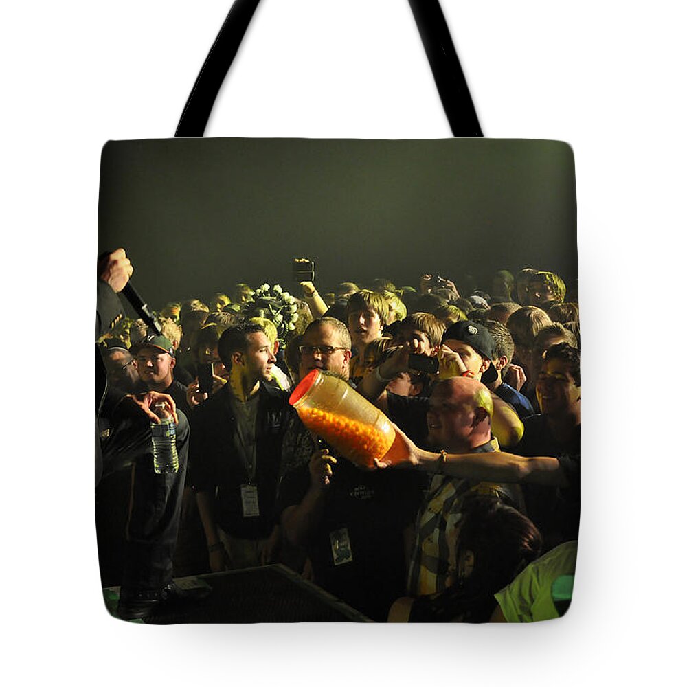 Tfk Tote Bag featuring the photograph TFK-Trevor-CheeseBalls-2890 by Gary Gingrich Galleries