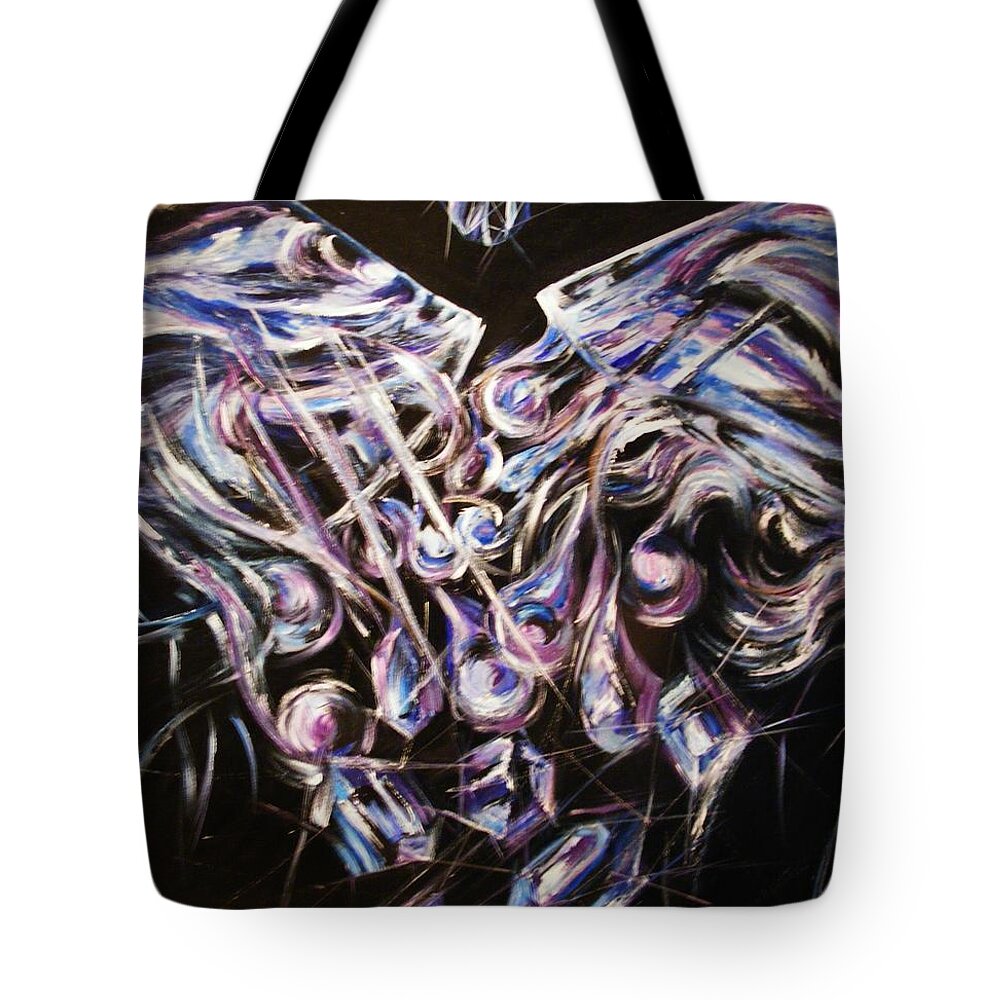 Magic Tote Bag featuring the painting The Alchemist by Karen Ferrand Carroll