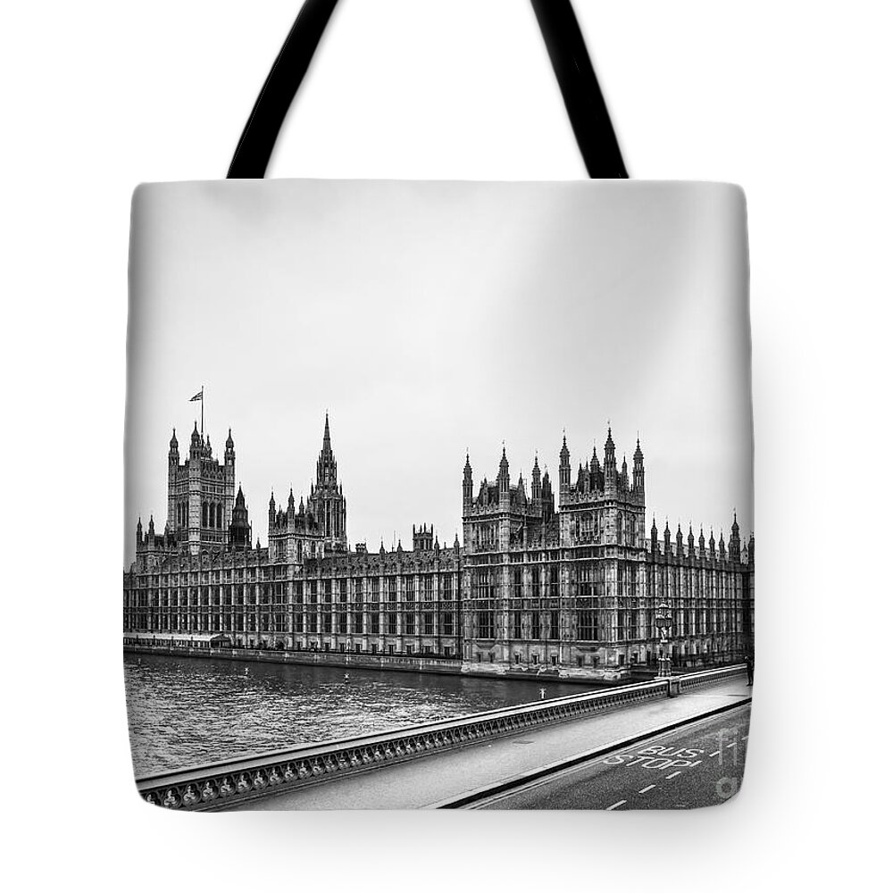 Architecture Tote Bag featuring the photograph The Big Ben and the House of Parliament - London by Luciano Mortula