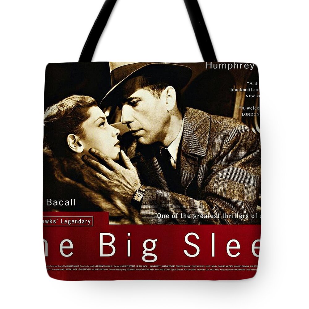 The Big Sleep Tote Bag featuring the photograph The Big Sleep by Movie Poster Prints