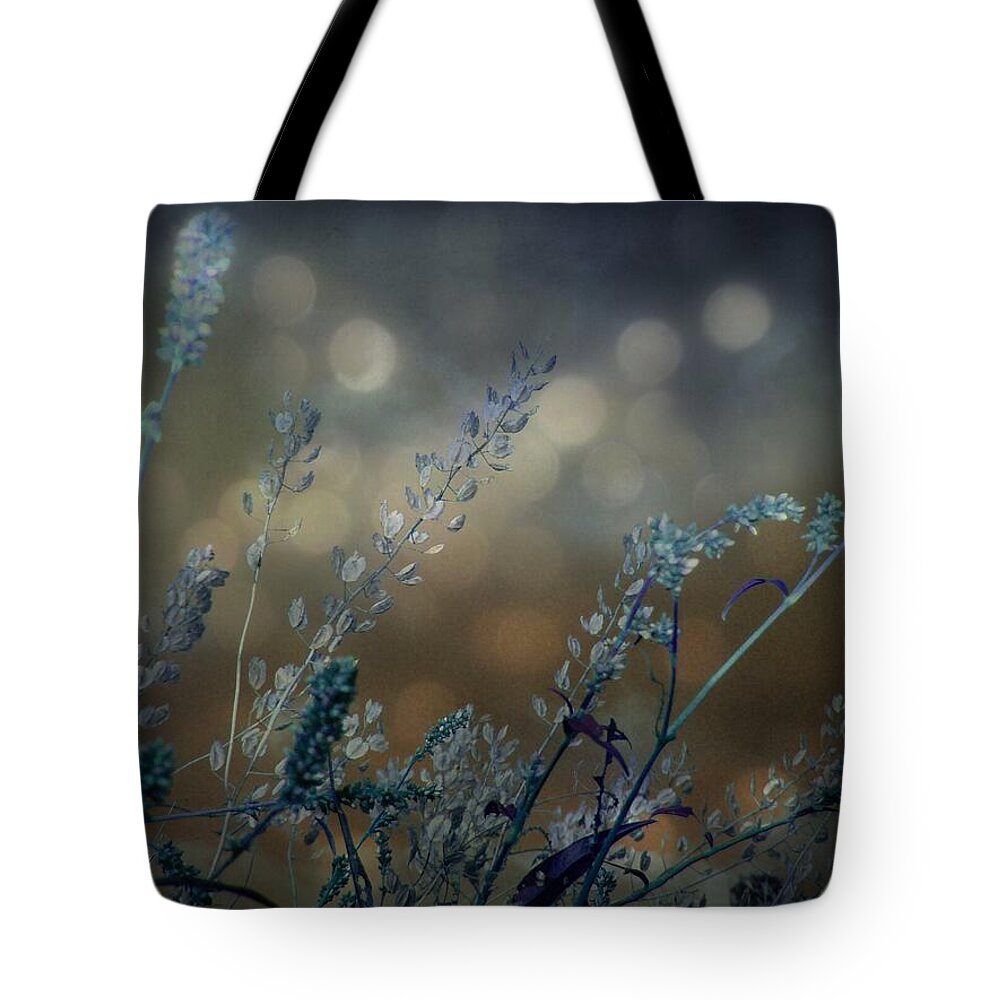 Blue Tote Bag featuring the photograph The Bling Of Blue by Gothicrow Images