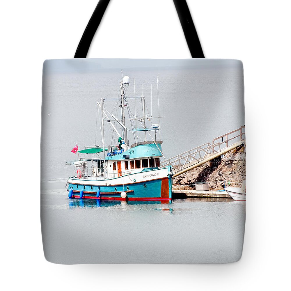 Landscape Tote Bag featuring the photograph The Boat by Jim Thompson