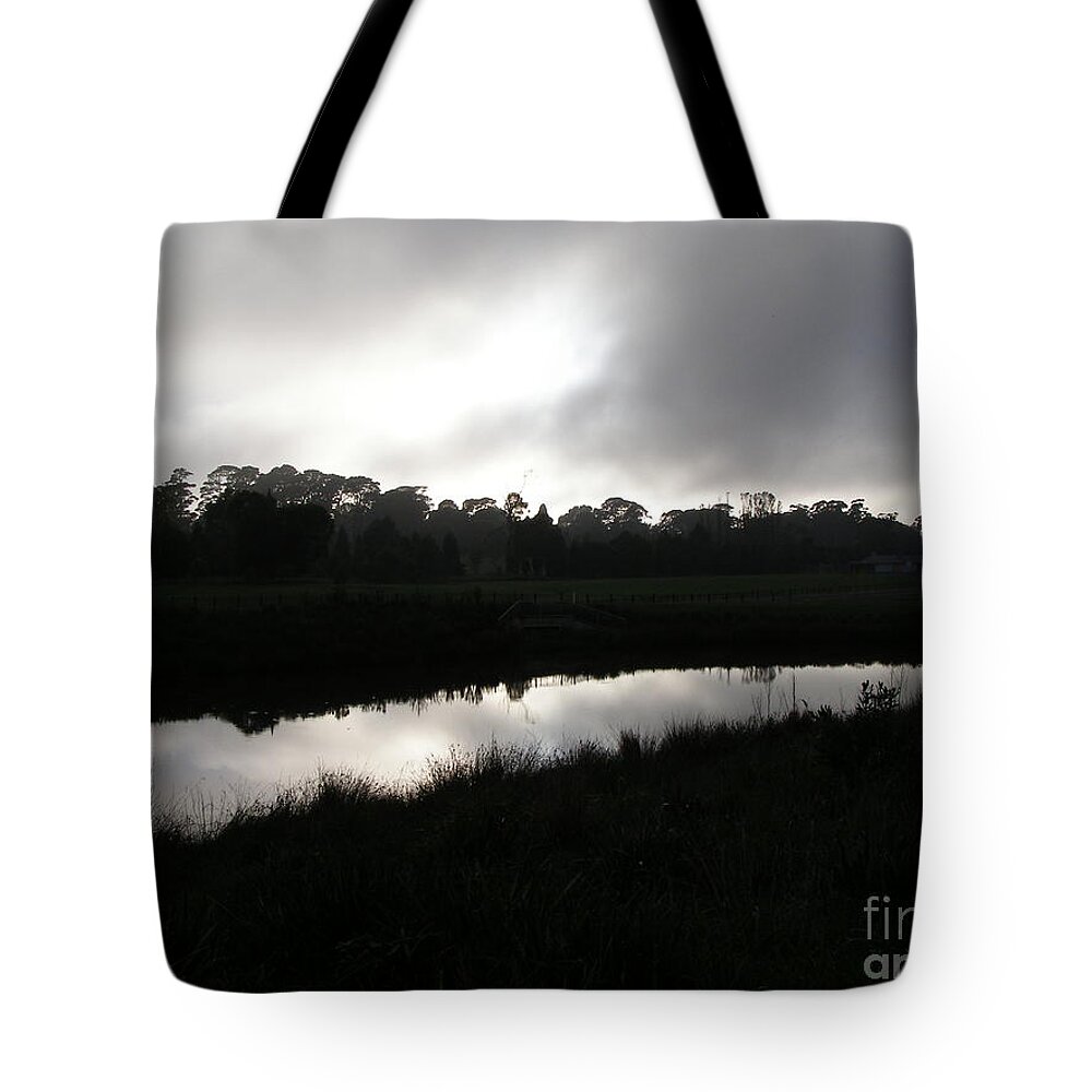 Canal Tote Bag featuring the photograph The Canal by Bev Conover