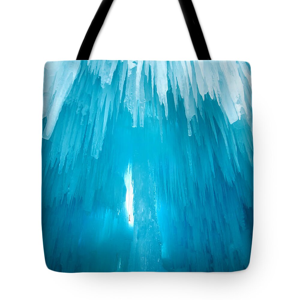 Hobo Railroad Tote Bag featuring the photograph The Cave by Greg Fortier