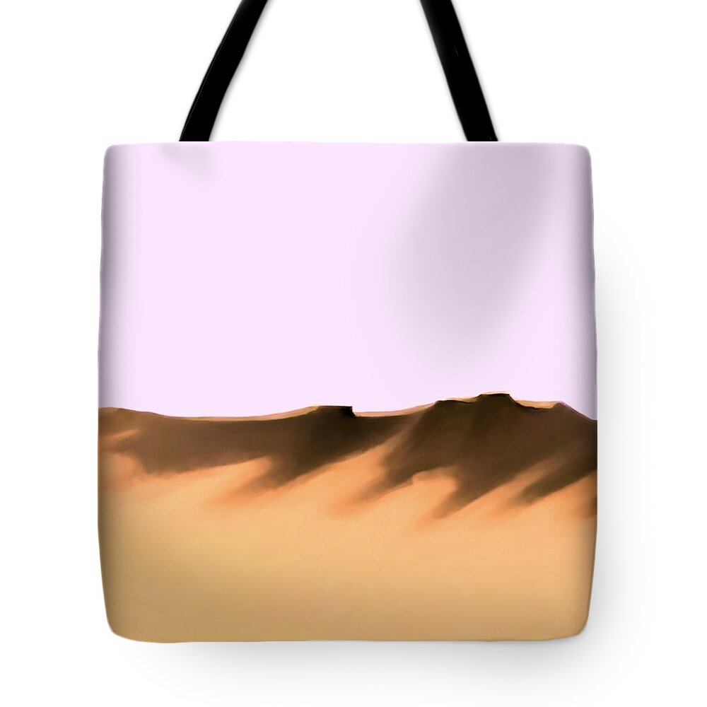 Fineartamerica.com Tote Bag featuring the painting The Cliffs  Number 12 by Diane Strain