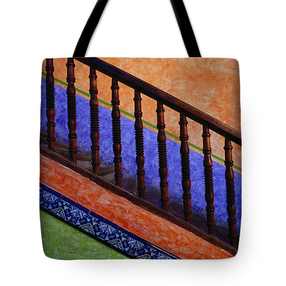 Latin America Tote Bag featuring the photograph The Colourfully Decorated Interior Of by Richard I'anson
