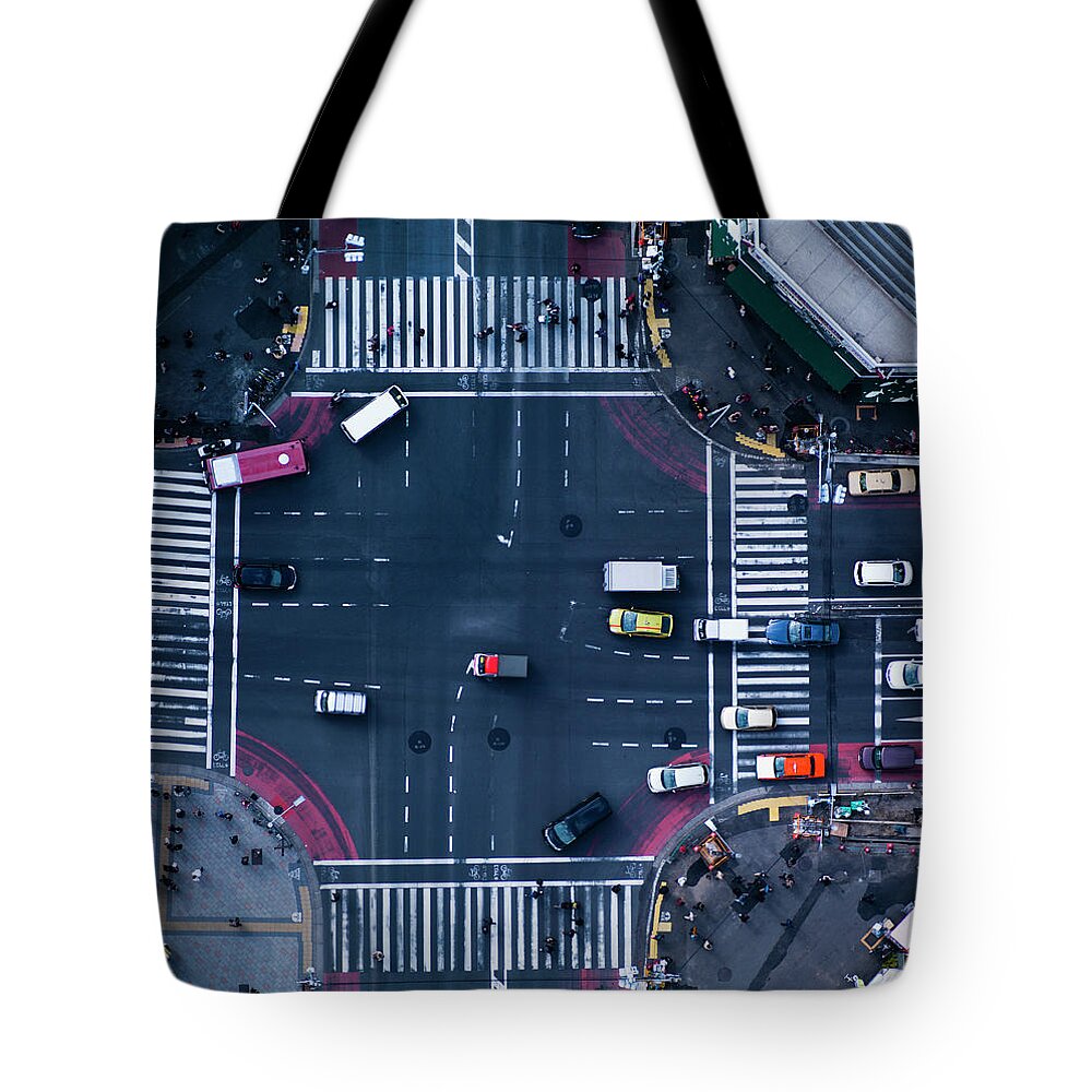 Outdoors Tote Bag featuring the photograph The Crossing Way Of Tsukiji In Tokyo by Michael H