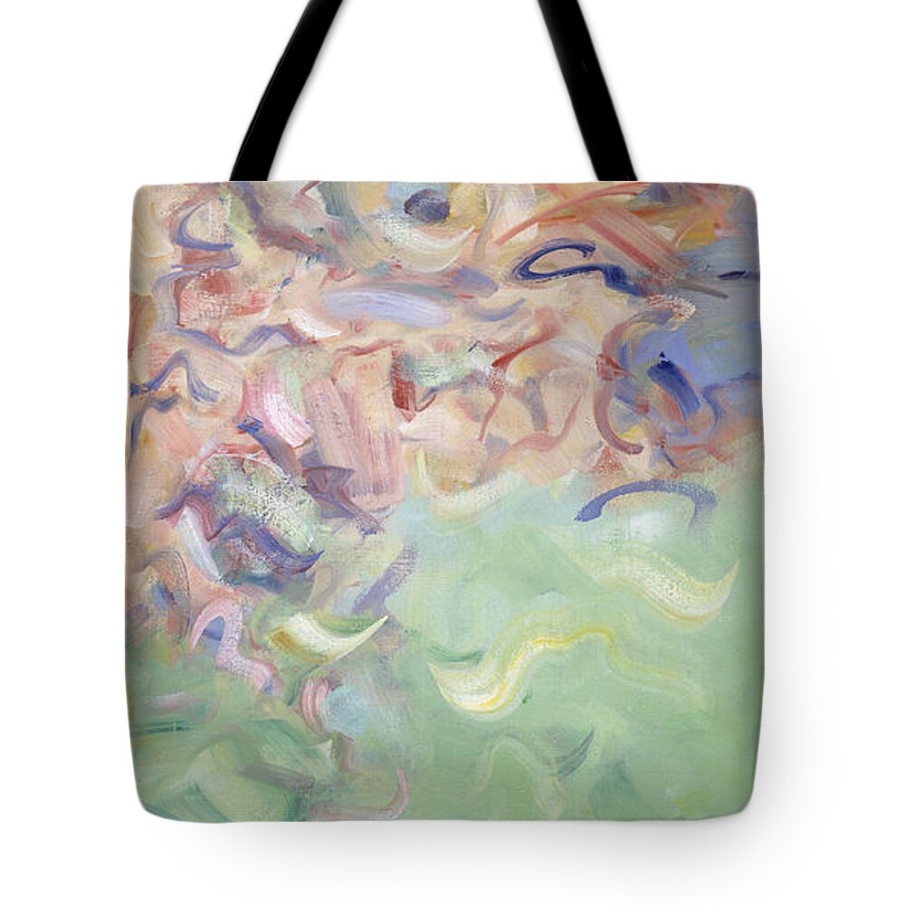 Oils Tote Bag featuring the painting The Dream Stelae - Thutmose I by Ritchard Rodriguez
