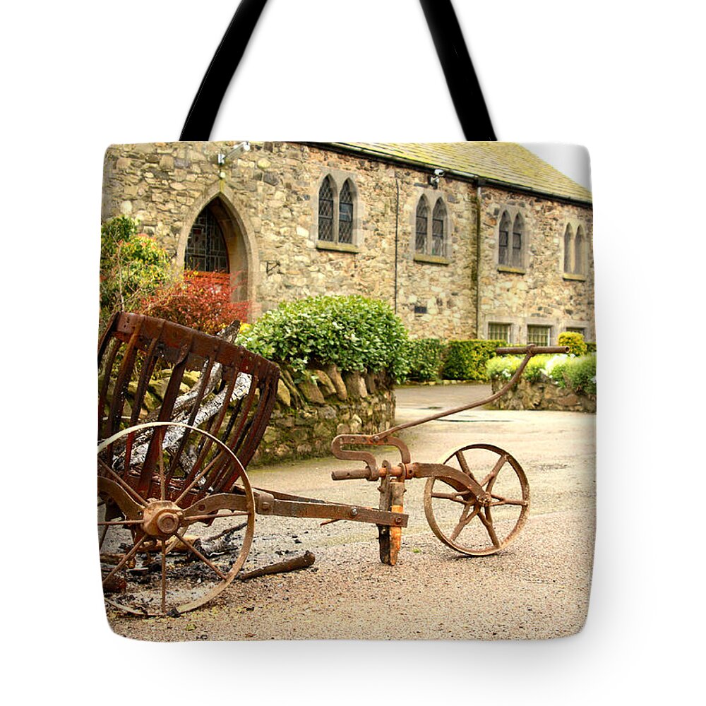 Religion Tote Bag featuring the photograph Religion The Easter Candle #1 by Linsey Williams
