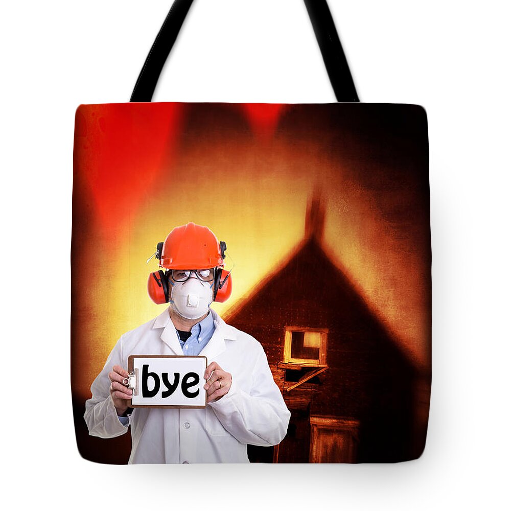 Mayan Tote Bag featuring the photograph The End of the World by Edward Fielding