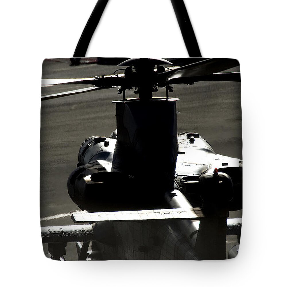 Atlas Rooivalk Tote Bag featuring the photograph The Engine of a Beast by Paul Job