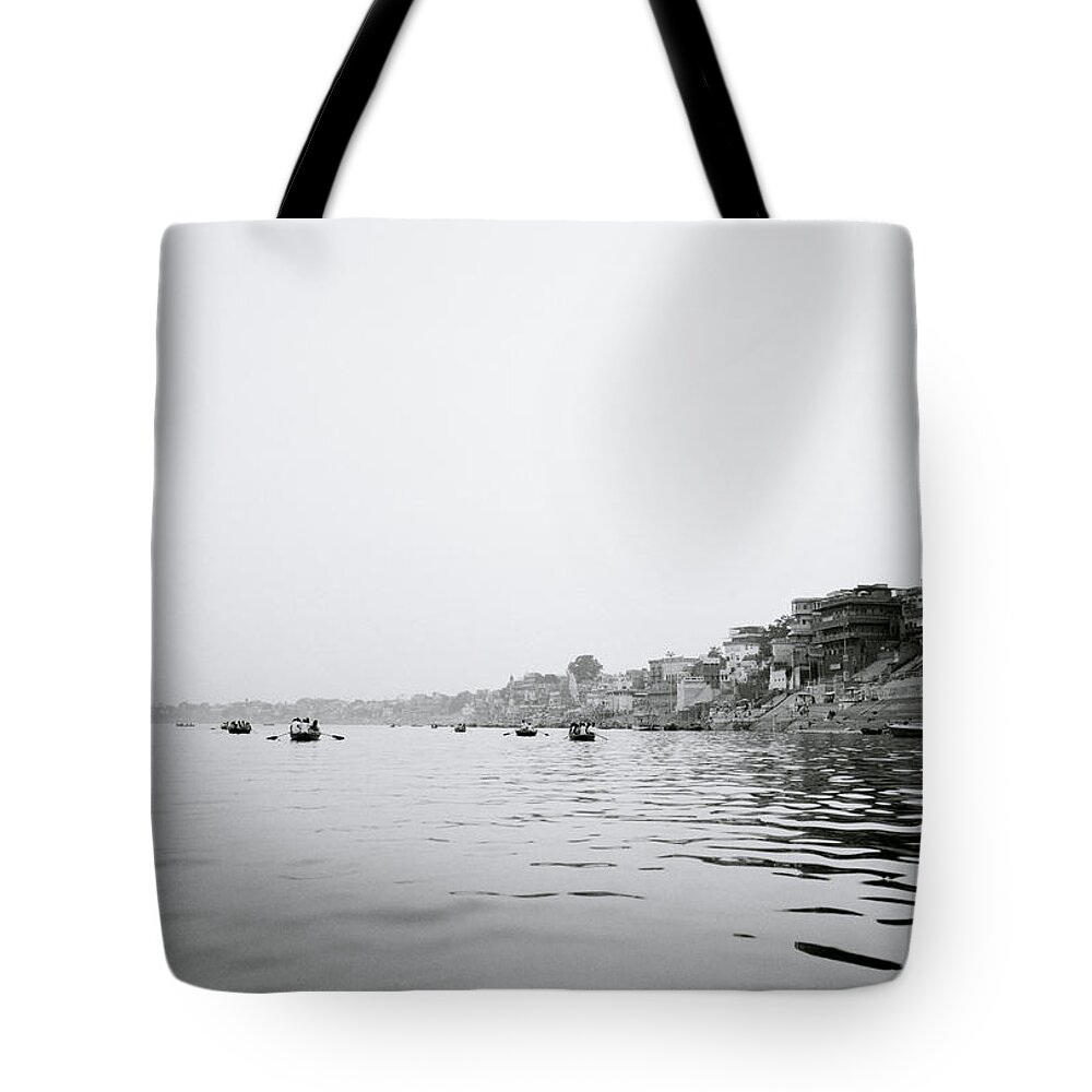 River Tote Bag featuring the photograph The Ethereal Ganges by Shaun Higson