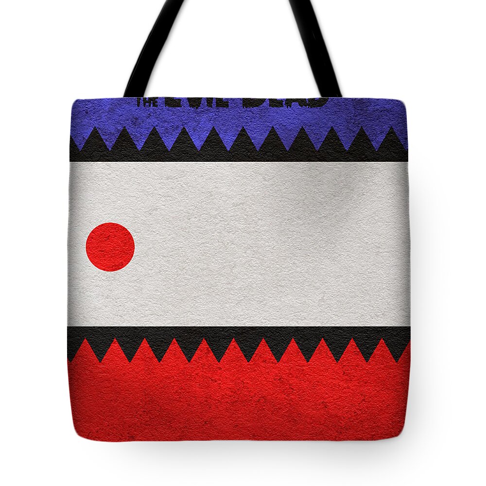 The Evil Dead Tote Bag featuring the digital art The Evil Dead by Inspirowl Design