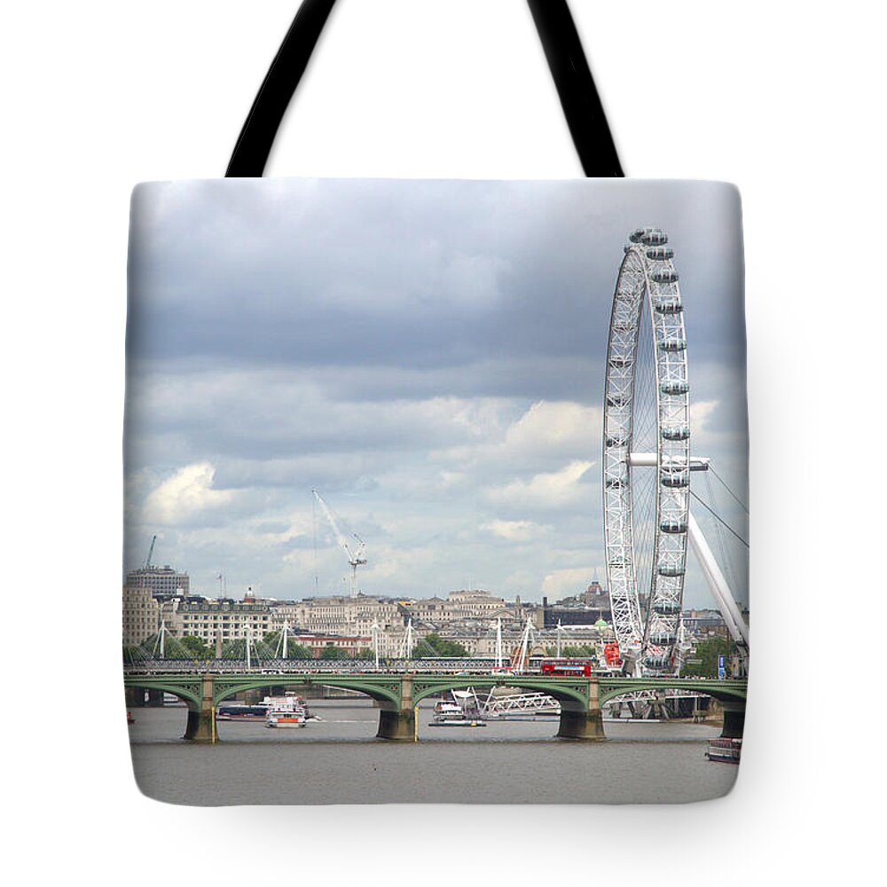 London Tote Bag featuring the photograph The Eye Of London by Keith Armstrong