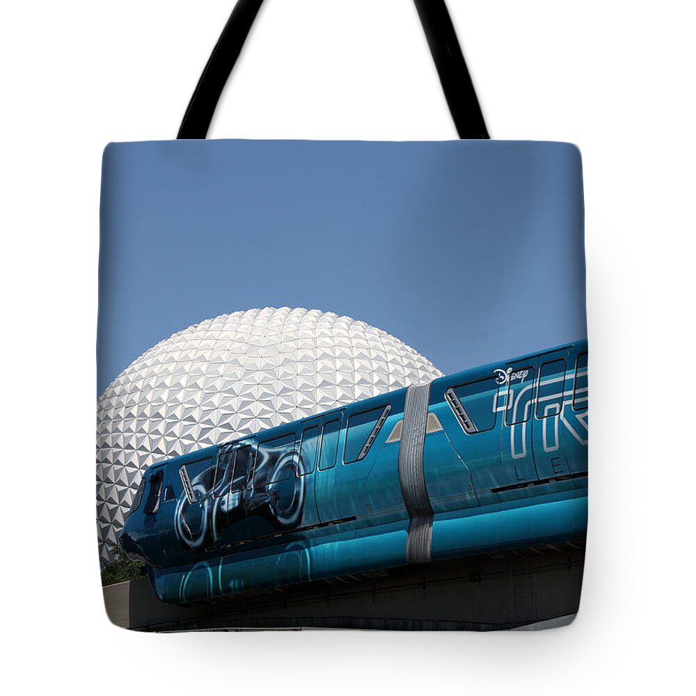 Tron Tote Bag featuring the photograph The Future by David Nicholls