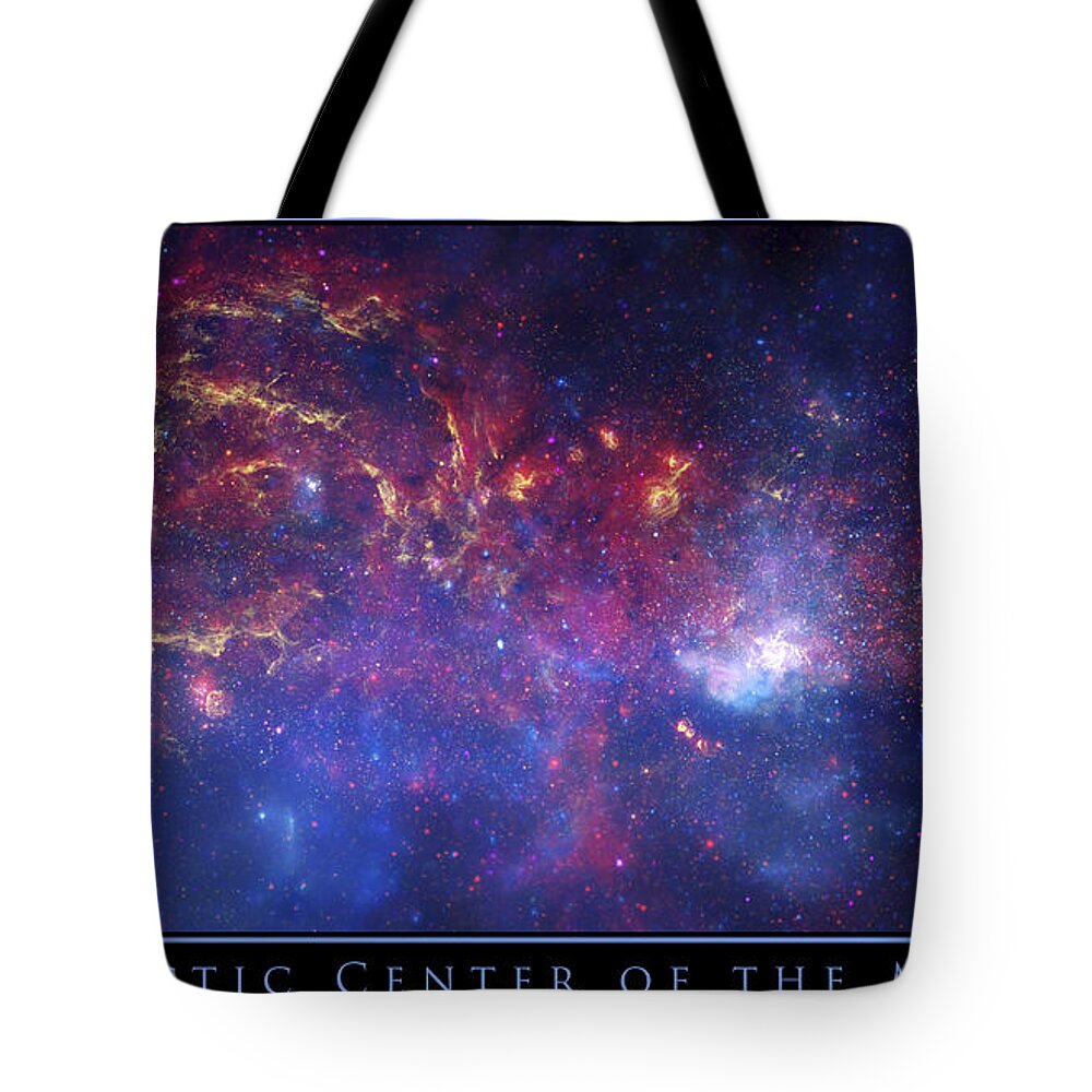 The Galactic Center Of The Milky Way Tote Bag featuring the photograph The Galactic Center of the Milky Way by Adam Mateo Fierro