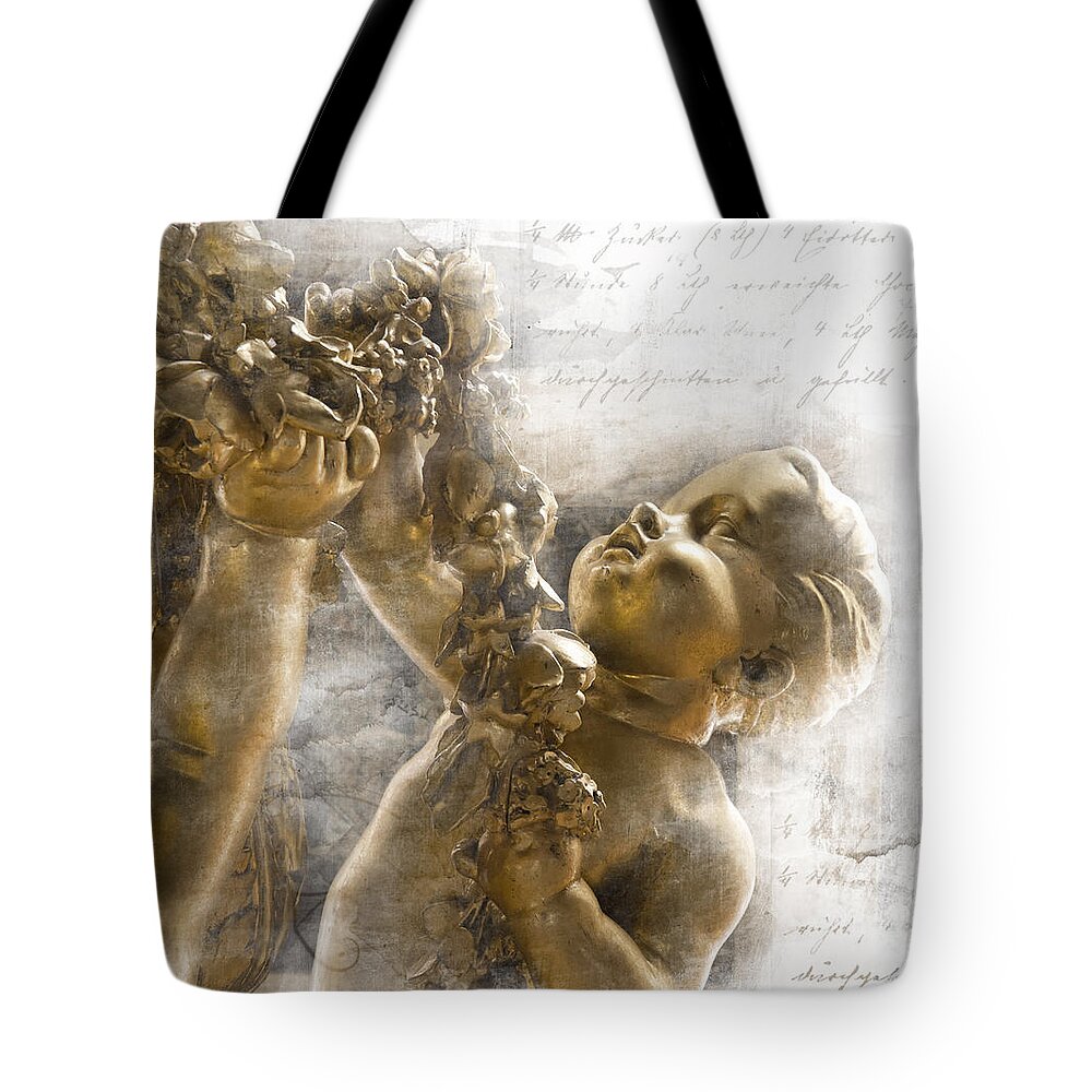 Cherub Tote Bag featuring the photograph The Glory of France by Evie Carrier