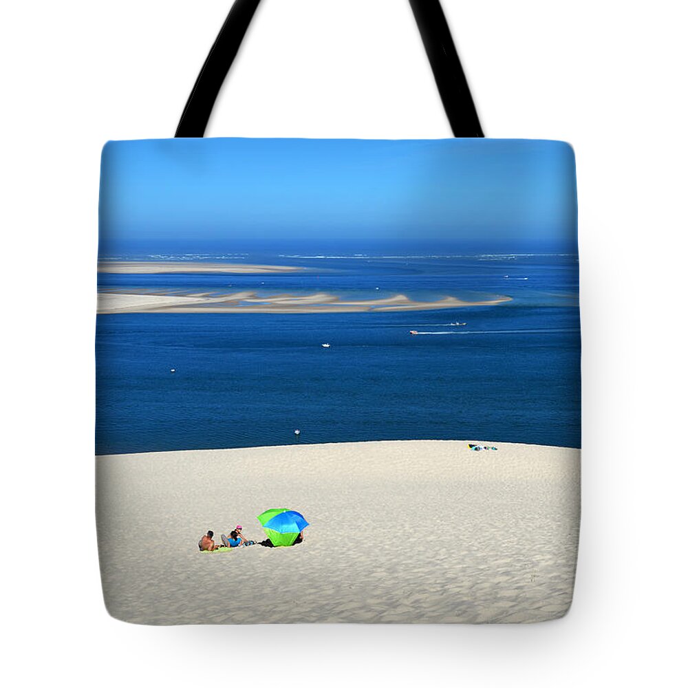 Dune Tote Bag featuring the photograph The Great Dune of Pila in Arcachon Bay by RicardMN Photography