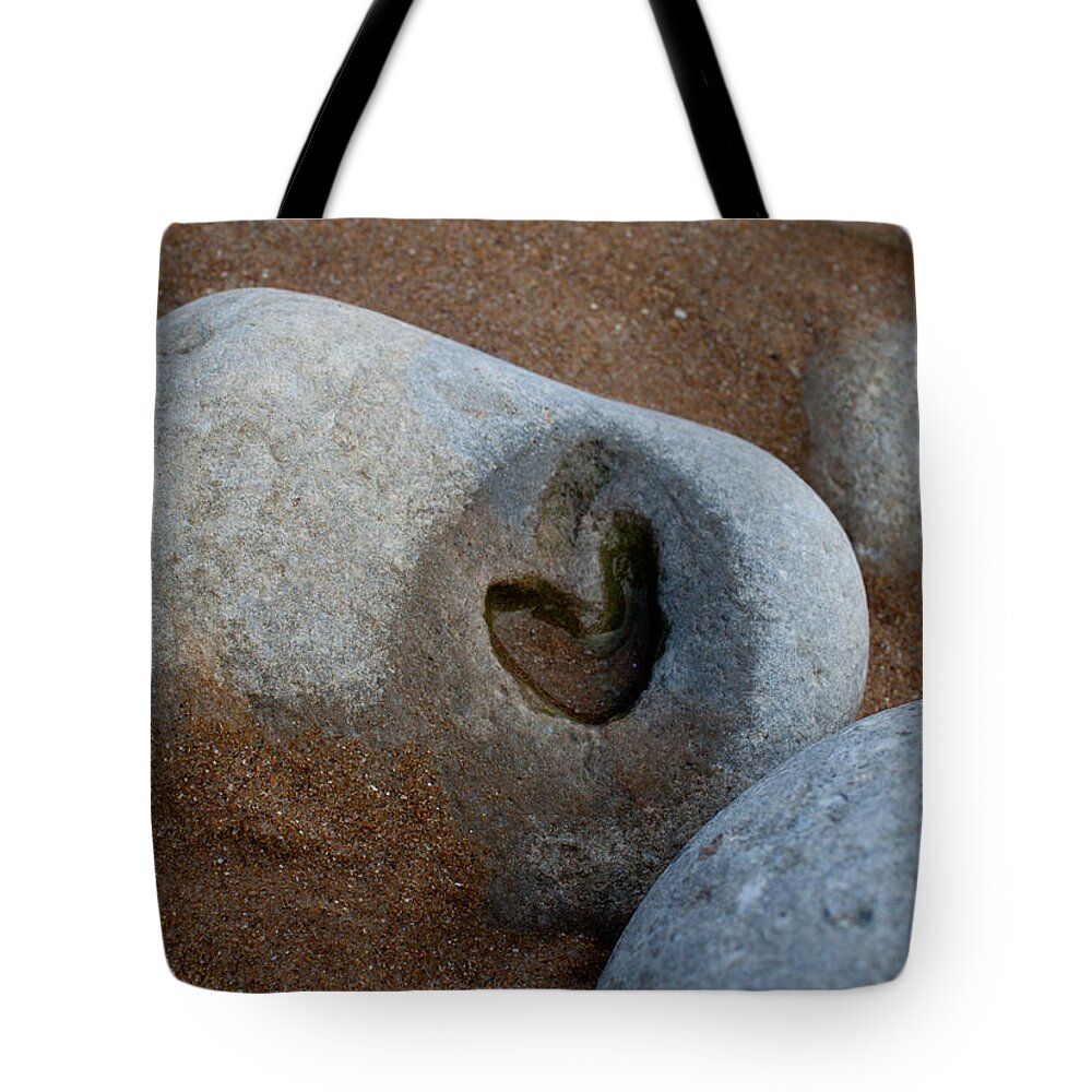 Heart Tote Bag featuring the photograph The Heart of Omaha Beach by John Daly