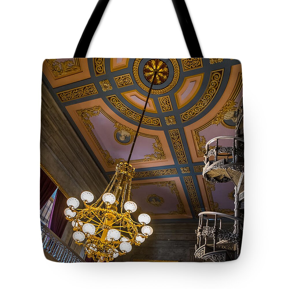 Nashville Tote Bag featuring the photograph The Library by Glenn DiPaola