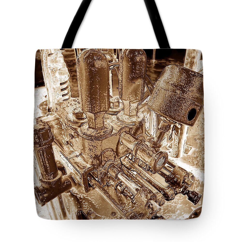 Machine Tote Bag featuring the photograph The Machine by David Lee Thompson