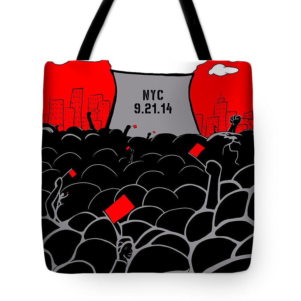 March Tote Bag featuring the digital art The March by Craig Tilley