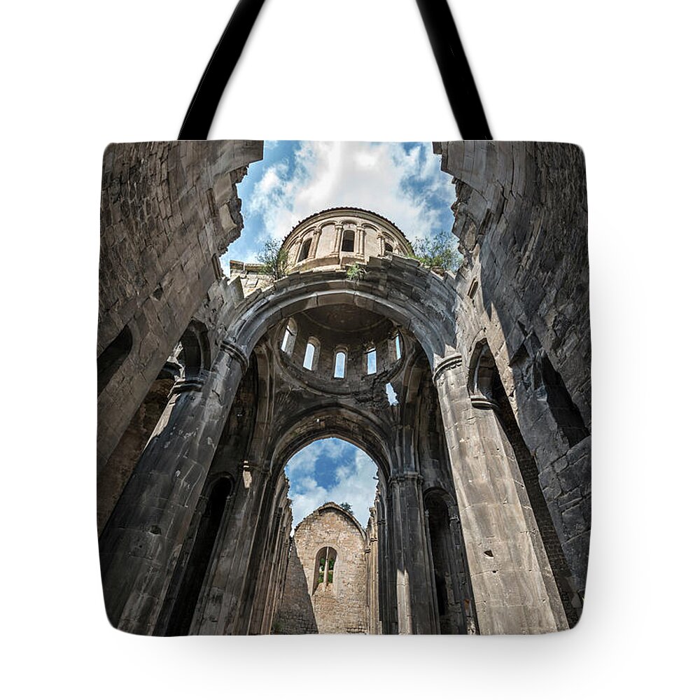 Tranquility Tote Bag featuring the photograph The Monastery Of Oskoskvank Church In by Izzet Keribar