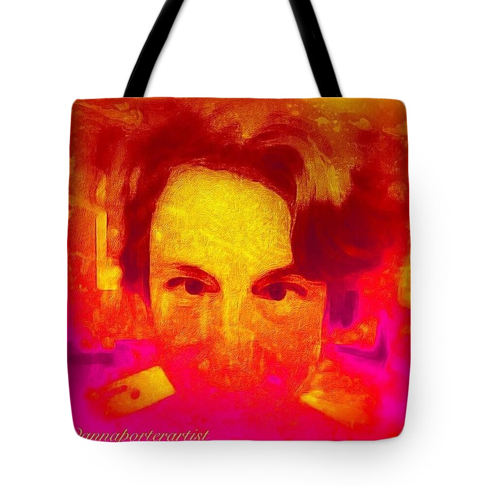 Portrait Tote Bag featuring the photograph The Most Beautiful Thing ... by Anna Porter
