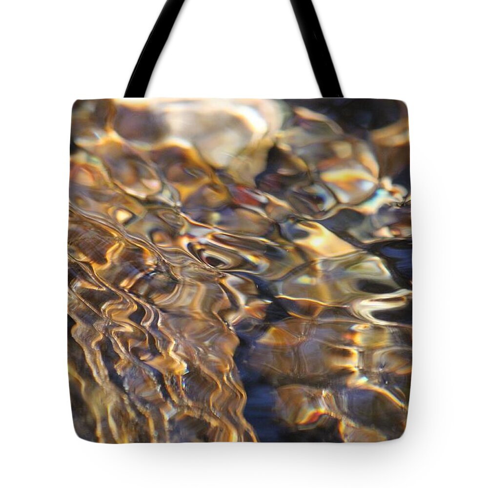 Water Tote Bag featuring the photograph The Music and Motion of Water by Amy Gallagher