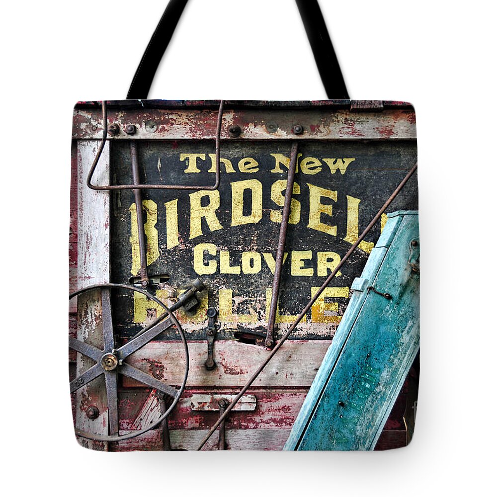 Farm Tote Bag featuring the photograph The New Birdsell Clover Huller by David Arment