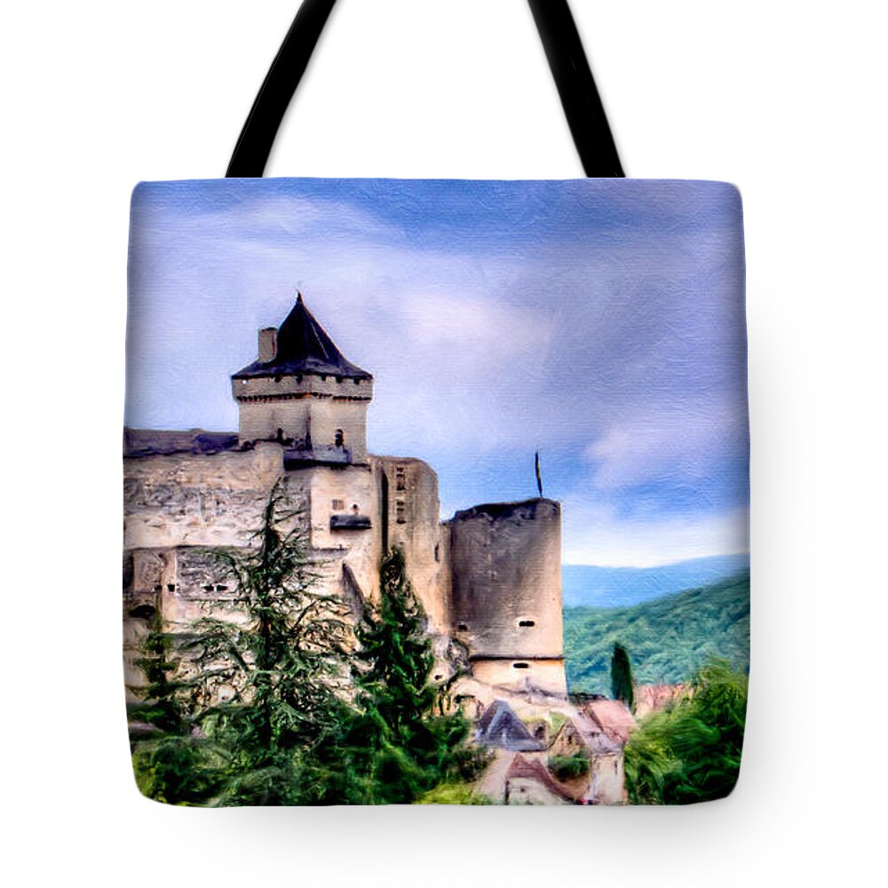 Cathar Tote Bag featuring the photograph The old Cathar Stronghold by Weston Westmoreland