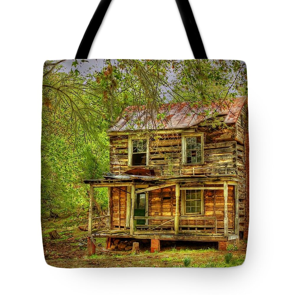 Vivid Tote Bag featuring the photograph The Old Home Place by Dan Stone