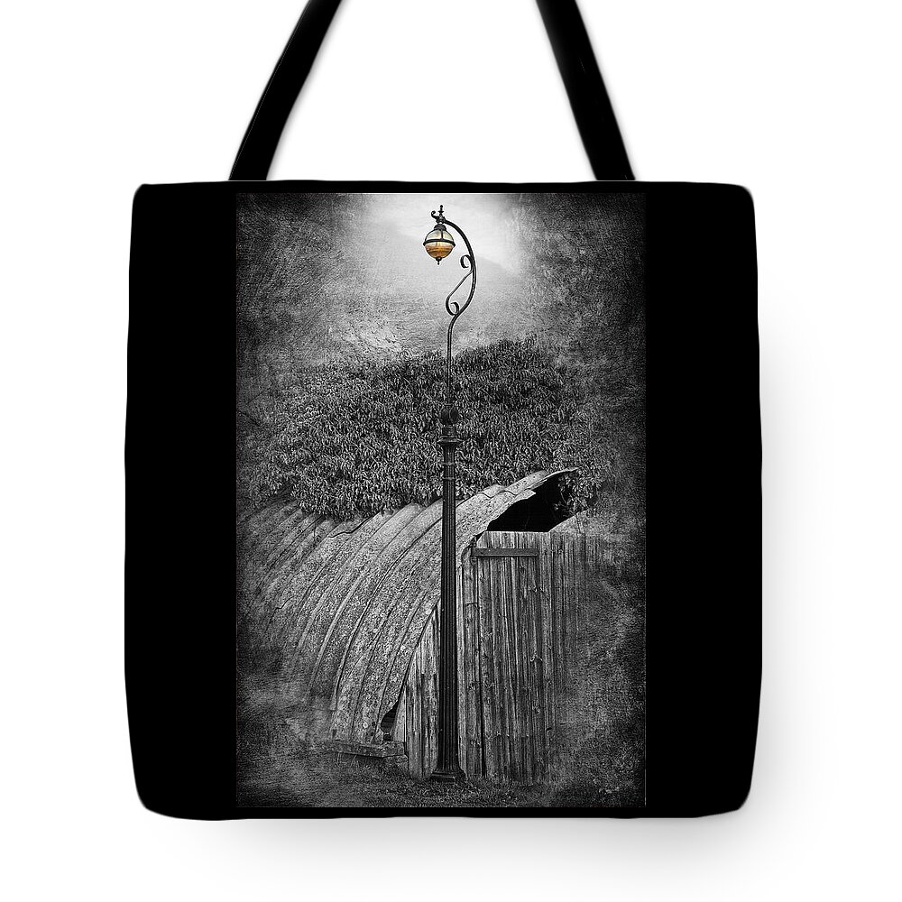 Lamp Post Photographs Tote Bag featuring the photograph The Old Standard by David Davies