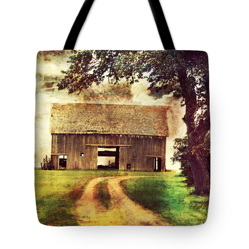 Farm Tote Bag featuring the photograph The Other Side by Julie Hamilton
