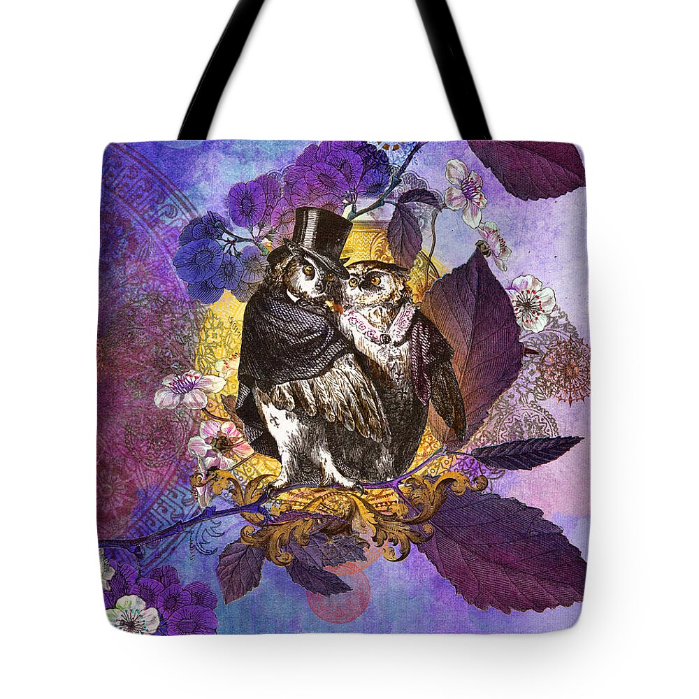 Adore Tote Bag featuring the photograph The Owlsleys by MGL Meiklejohn Graphics Licensing