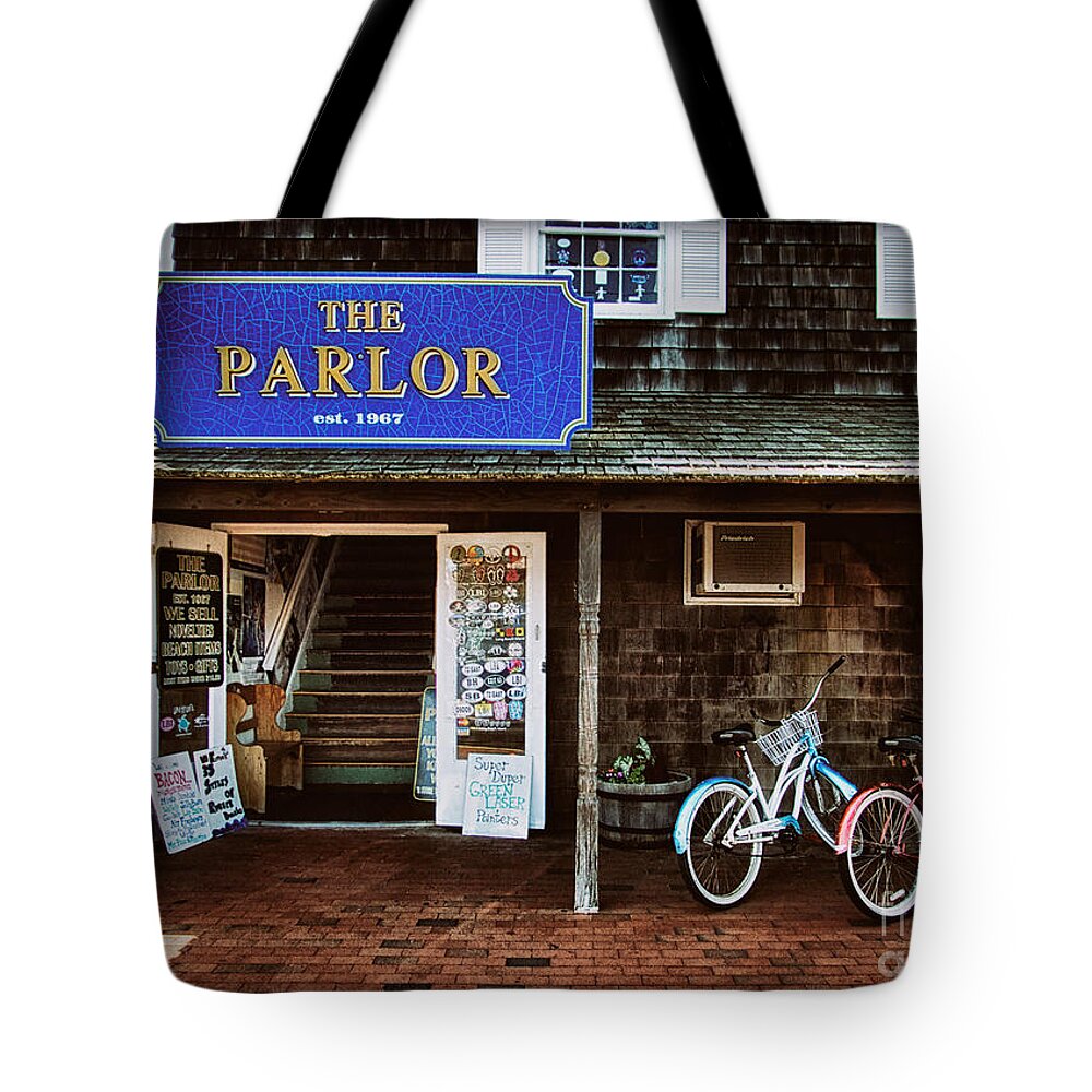 Lbi Tote Bag featuring the photograph The Parlor on LBI by Mark Miller