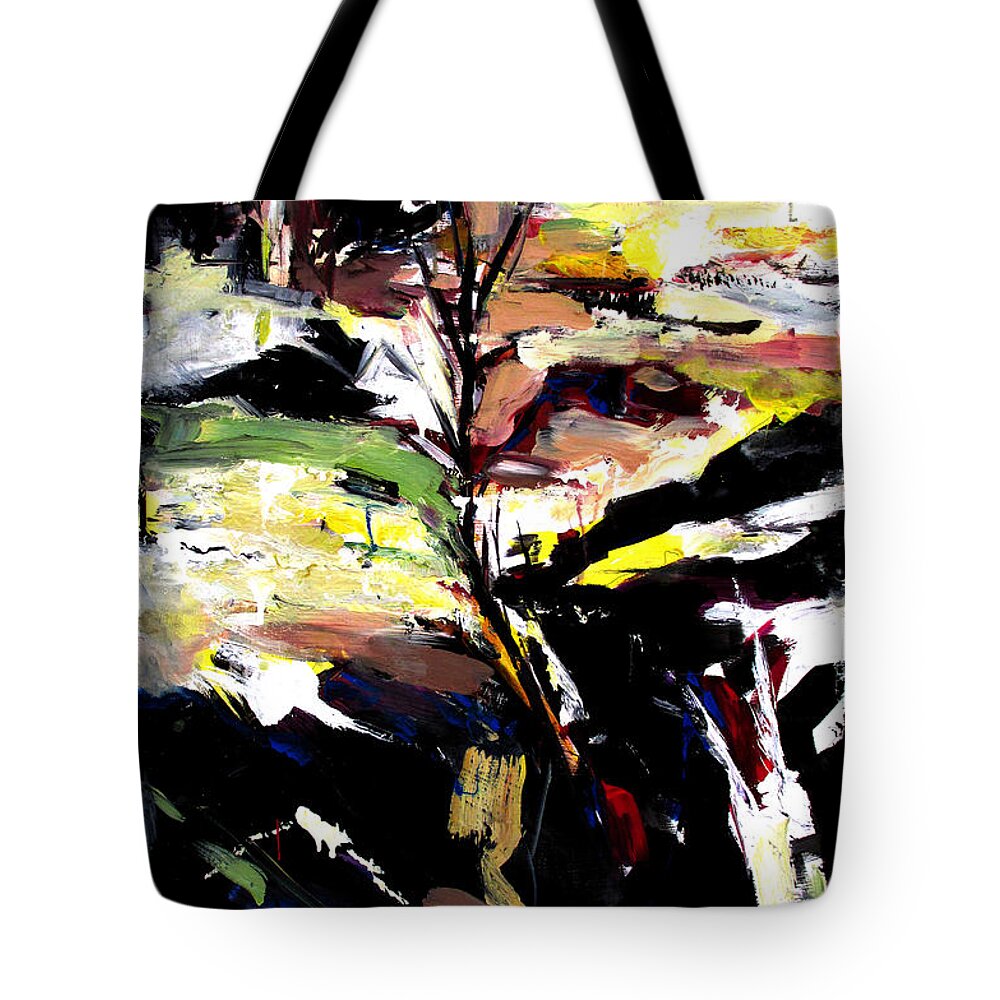 Landscape Tote Bag featuring the painting The Path That Took Me To You by John Gholson