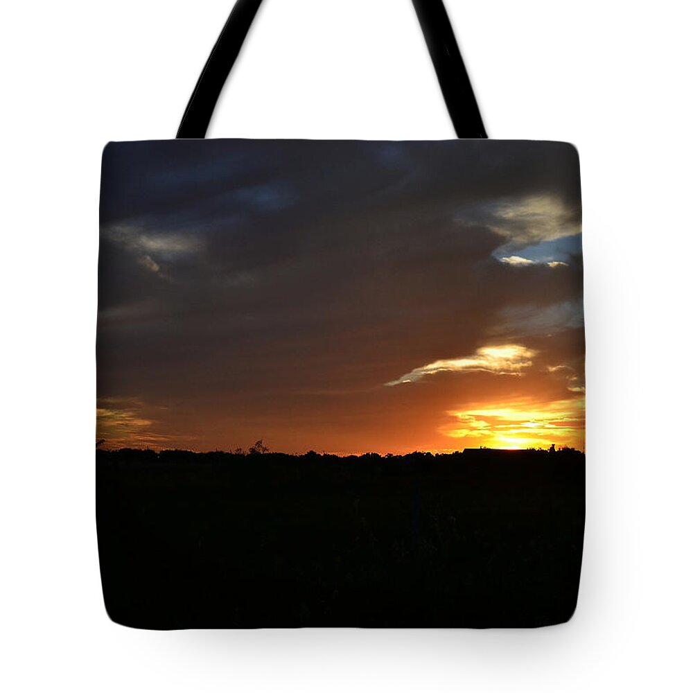 Sunset Tote Bag featuring the photograph The Patience of Nature by Melanie Moraga